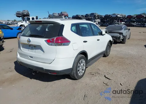 2016 Nissan Rogue S из США, поврежденный, VIN KNMAT2MV5GP613505